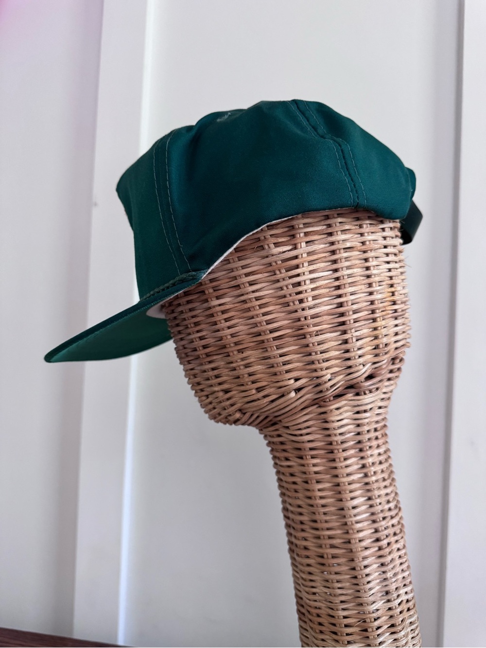 Green Embroidered Rope-Front Cap - Picture 2 of 4